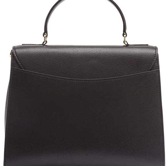 SOLD! Calvin Klein NWT Iris Leather Satchel Handbag - Picture 5 of 10